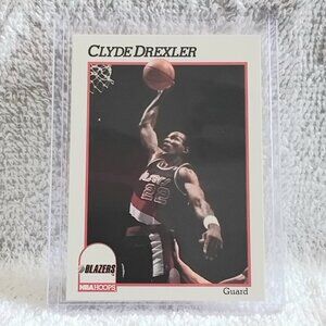 5/$20 Mint 1991 NBA Hoops Clyde Drexler NBA Player Card 174!!